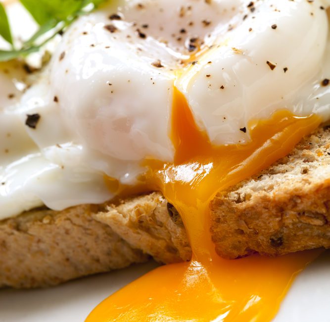 Poached Egg on Toast for a healthy breakfast