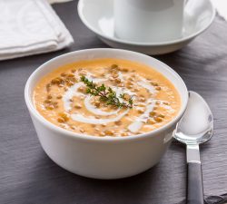 Red Lentil & Chilli Chickpea Soup recipe from Slim R Us