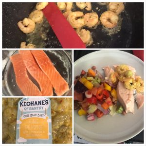 Salmon & Prawns are excellent foods for arthritis pain.
