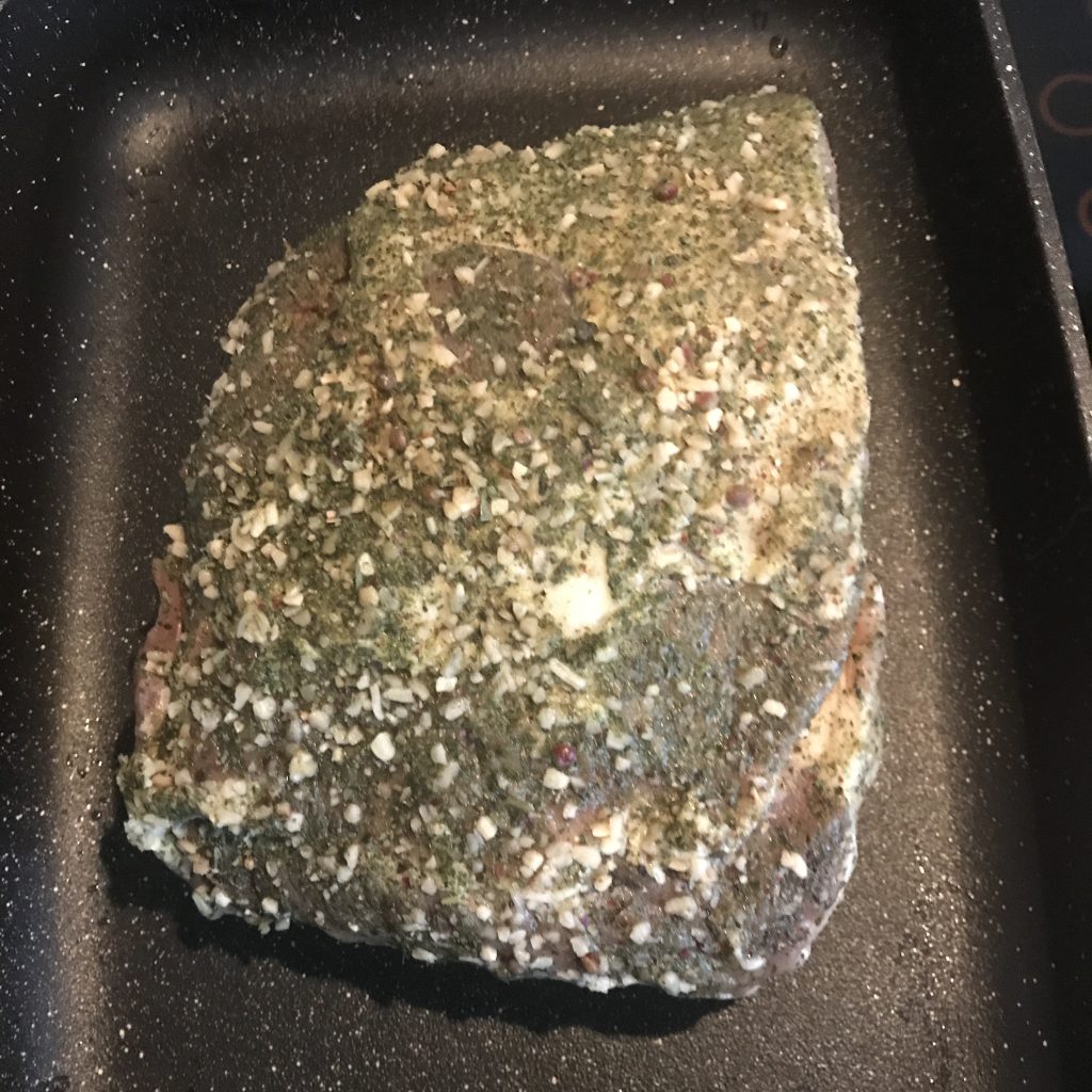 Perfect St Patrick's Day Loin of Pork with herb crust
