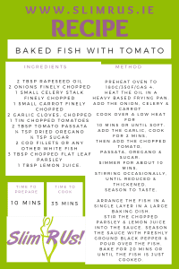 Baked Fish with tomato recipe